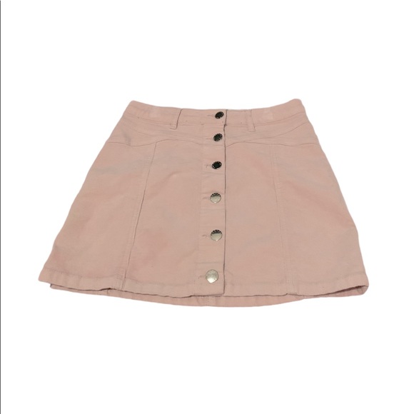 Forever 21 Blush Pink Corduroy Skirt - Picture 1 of 4